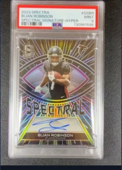 Graded Bijan Robinson card in an Arcavo collection tile