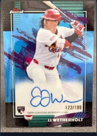 JJ Wetherholt autograph card