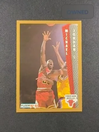 Michael Jordan 1992 Fleer card